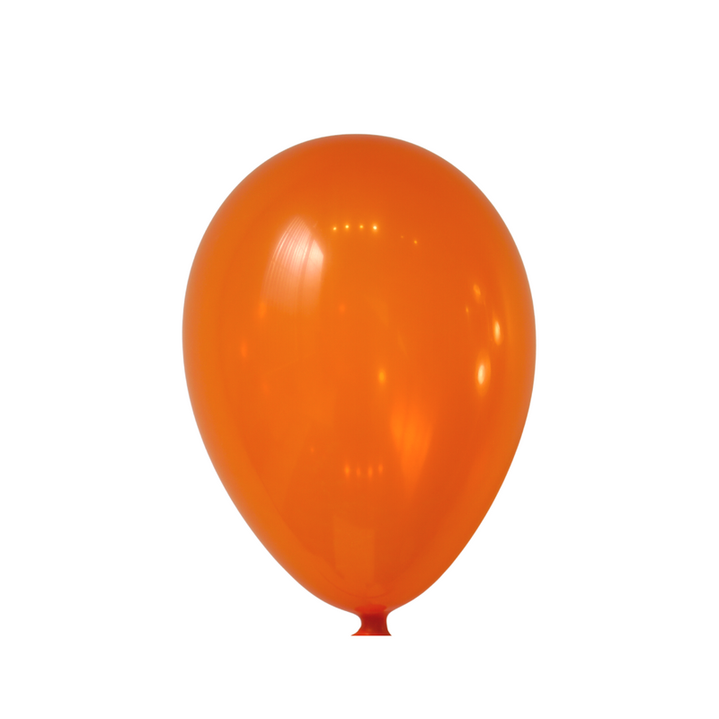 15-ct Retail-Ready Bags - 9" Designer Bright Orange Latex Balloons by Gayla