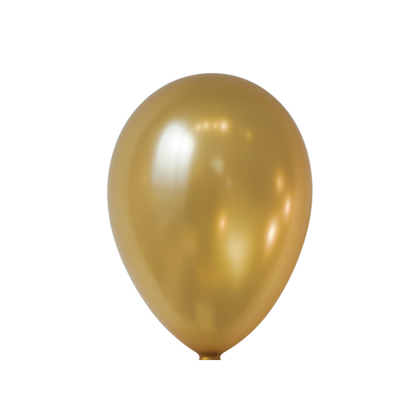 9" Metallic Gold Latex Balloons by Gayla