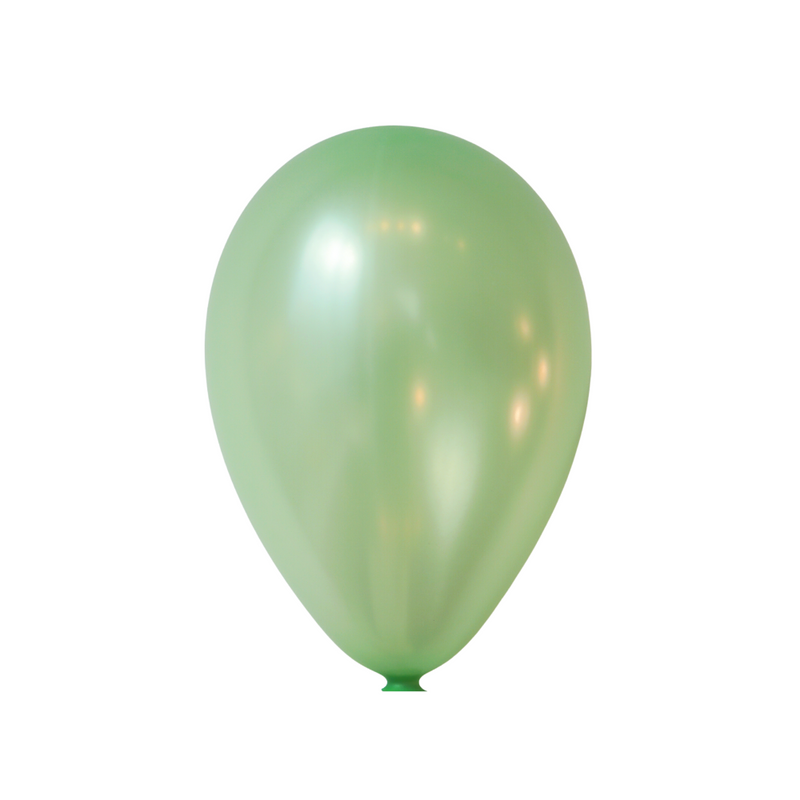 15-ct Retail-Ready Bags - 9" Pearl Mint Green Latex Balloons by Gayla