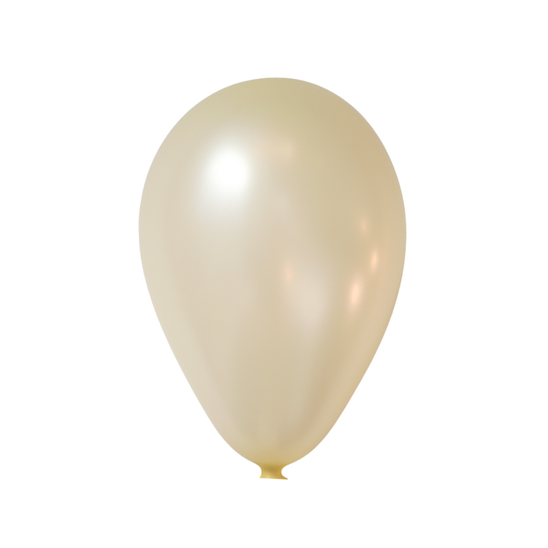 9" Pearl Vanilla Latex Balloons by Gayla