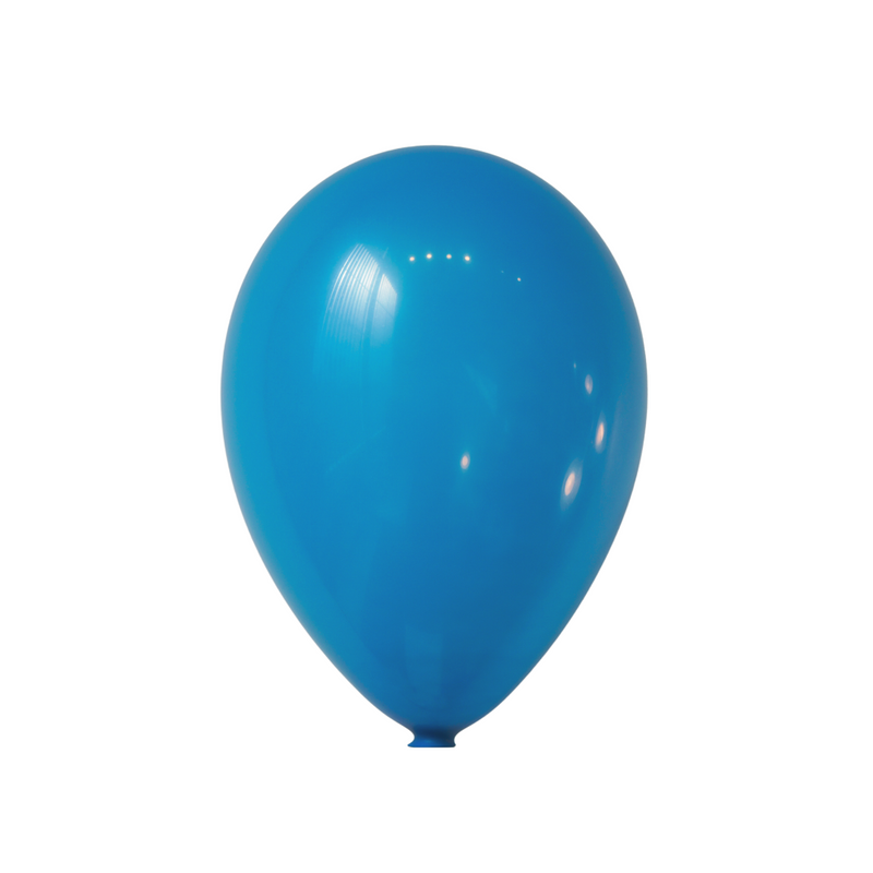 25-ct Retail-Ready Bags - 9" Standard Blue Latex Balloons by Gayla