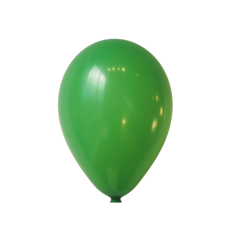 9" Standard Green Latex Balloons by Gayla