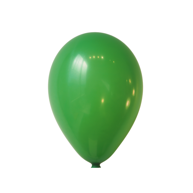 25-ct Retail-Ready Bags - 9" Standard Green Latex Balloons by Gayla