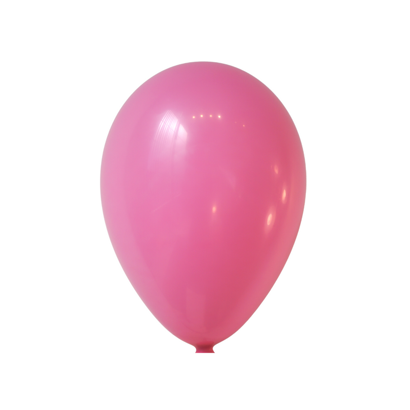 9" Standard Pink Latex Balloons by Gayla