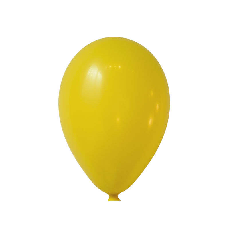 25-ct Retail-Ready Bags - 9" Standard Yellow Latex Balloons by Gayla