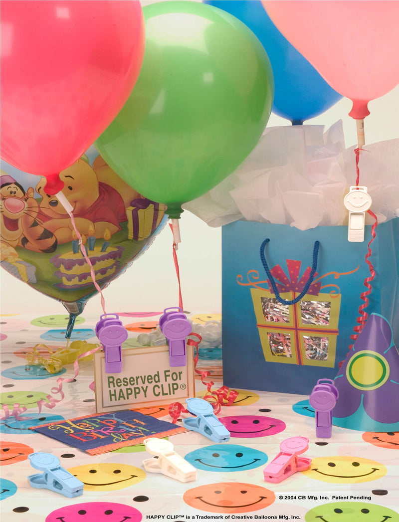 9-gram Happy Clip™ - Pastel Assortment Balloon Weight Clip