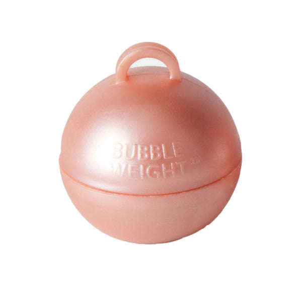 35-gram Bubble Weight™ - Metallic Rose Gold Balloon Weight