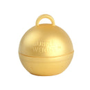 35-gram Bubble Weight - Metallic Gold Balloon Weights - 10 pcs