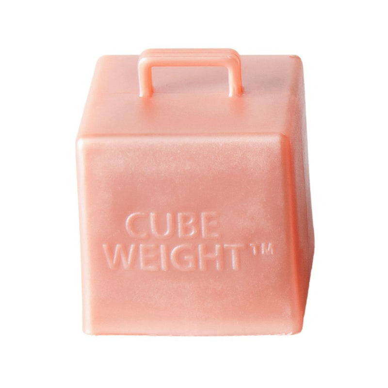 65-gram Cube Weight™ - Metallic Rose Gold Balloon Weight