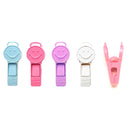 9-gram Happy Clip™ - Pastel Assortment Balloon Weight Clip - 100 pcs per bag x 20 bags per case
