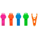 9-gram Happy Clip™ - Neon Assortment Balloon Weight Clip - 100 pcs per bag x 20 bags per case