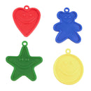 8 gram Happy Weight - Primary-Plus Assorted Balloon Weights - 100 pcs