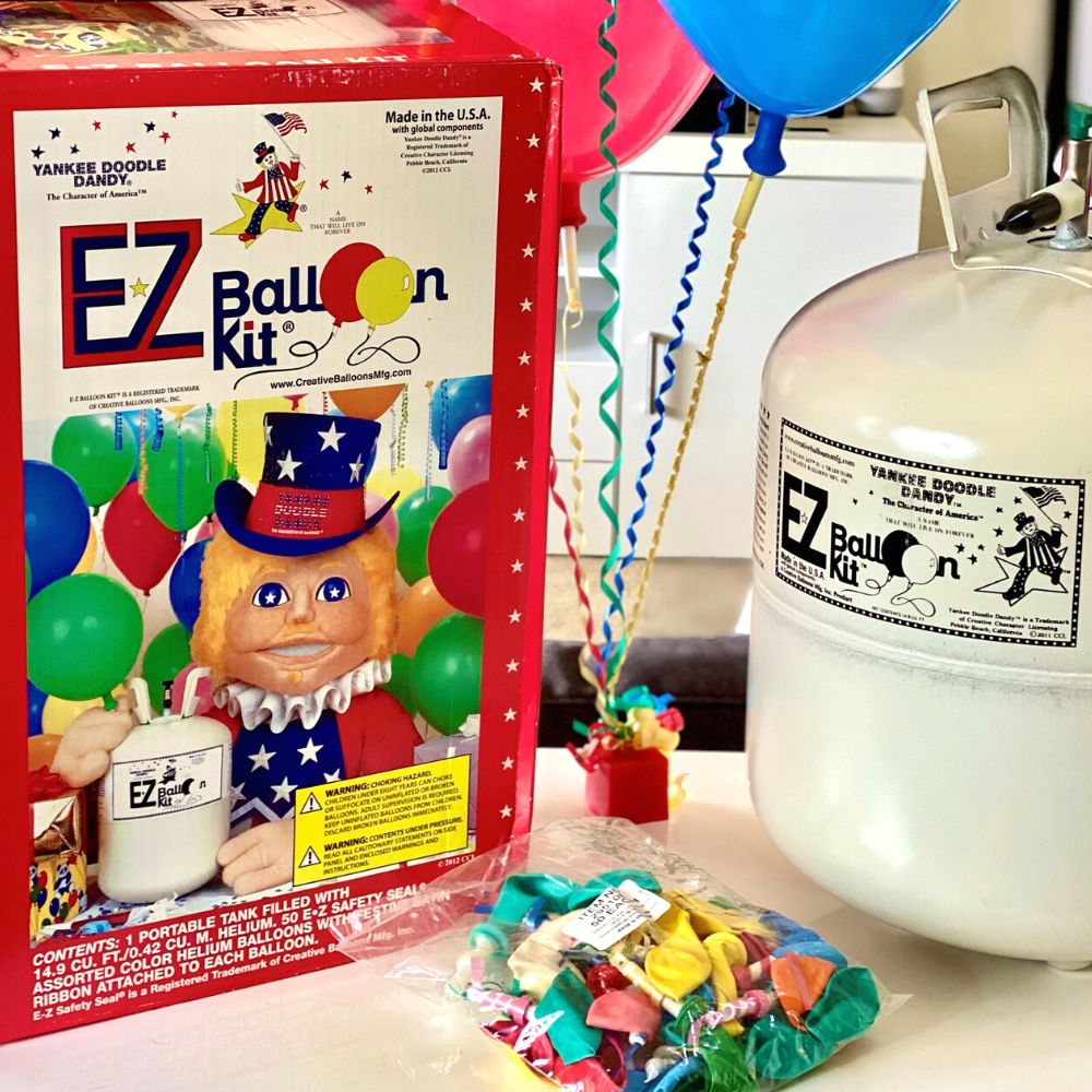 Yankee Doodle Dandy™ E-Z Balloon Kit™ - Helium Balloon Tank Kit