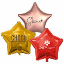 Custom Printed 17" Star Foil Balloons | 100 pc