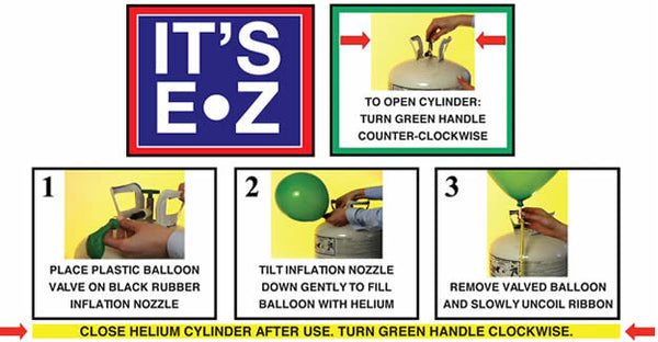Yankee Doodle Dandy™ E-Z Balloon Kit™ - Helium Balloon Tank Kit