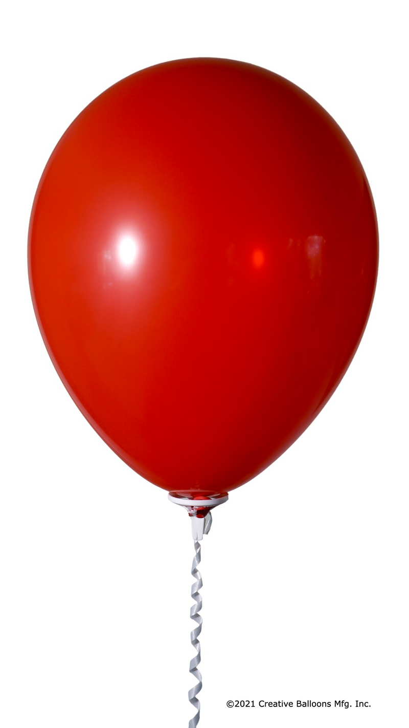 E-Z Balloon Tie™ with White Ribbon - Creative Balloons Manufacturing