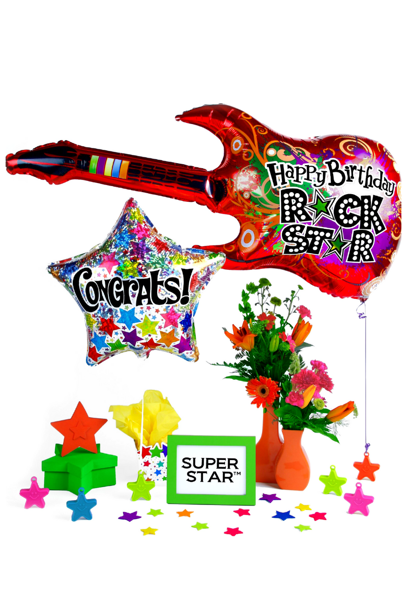 100-gram SuperStar Heavy Happy Weight™ - Neon Asst Balloon Weight
