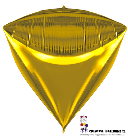 Gold-Diamond-Shaped-Foil-Balloon-Creative-Balloons-Manufacturing