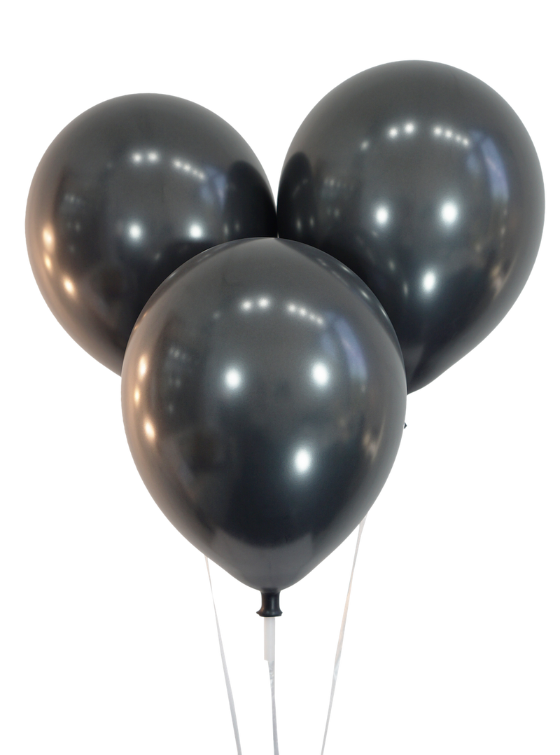 Metallic Black Latex Balloons - Creative Balloons Manufacturing