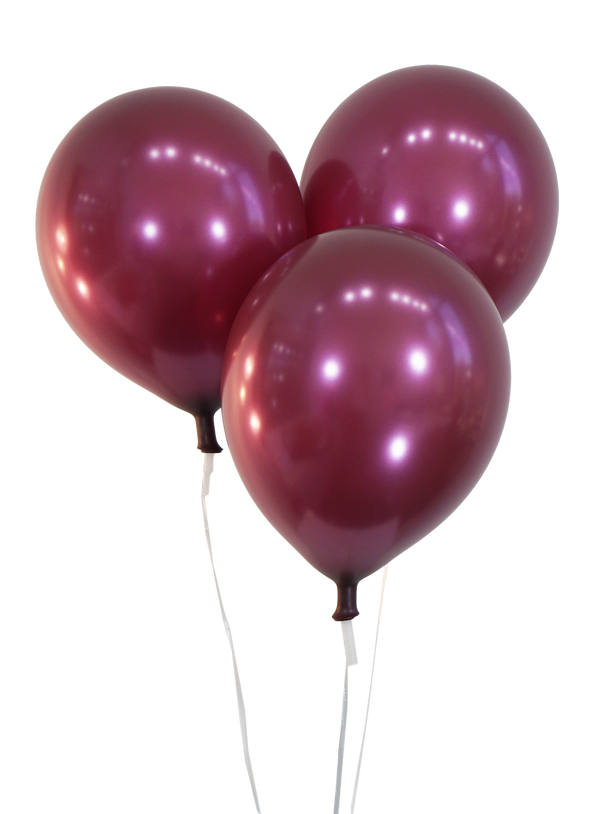 Metallic Burgundy Latex Balloons - Creative Balloons Manufacturing