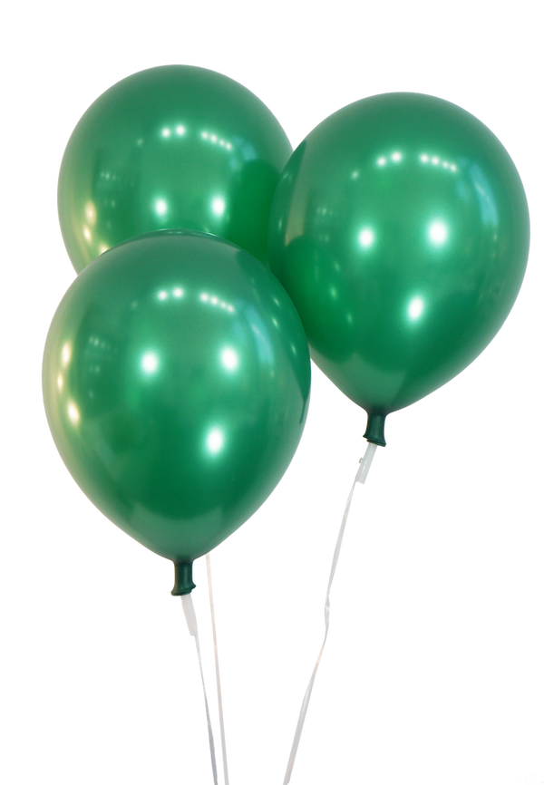 Metallic Green Latex Balloons - Creative Balloons Manufacturing