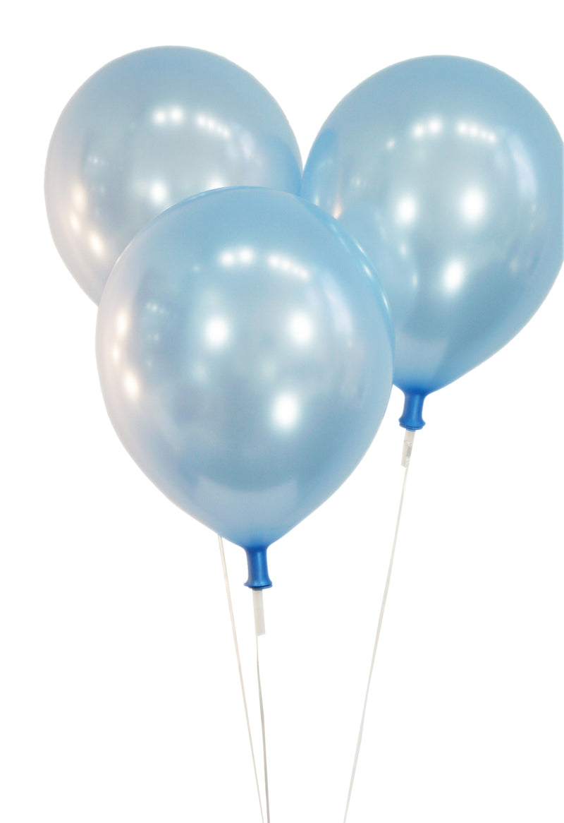 Pearlized Light Blue Balloons - Creative Balloons Manufacturing